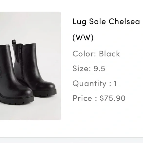 Torrid Lug Sole Chelsea Booties brand new - Picture 6 of 6